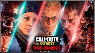 Call of Duty WWII Zombies  La Película 🌟 Todas las Cinemáticas Easter Egg Historia Español [upl. by Ybok]