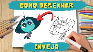 Como Desenhar Inveja de Divertidamente 2 Passo a Passo [upl. by Brianne]