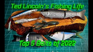 Top 5 Big Bass Baits of 2022 [upl. by Martinic]