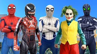 Spiderman Battle Fan Made Movie  Venom Chase Red Hero amp Spider Girl  Team Spiderman vs [upl. by Tirb37]