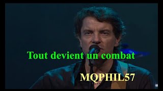 Francis CABREL Le cygne blanc Live LYRICS [upl. by Oz]