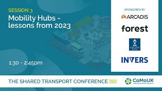 The Shared Transport Conference 2023 Session 3 [upl. by Carilla804]