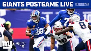 New York Giants vs New England Patriots Week 12 Postgame Recap amp Analysis [upl. by Ahsikyw]