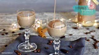 Weihnachtliches Bailyes Rezept Irish Cream selbst gemacht von Lieblingsgeschmack [upl. by Anirbac881]