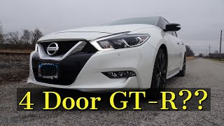 2017 Nissan Maxima SR Review A Cool Sporty Sedan [upl. by Aronaele]