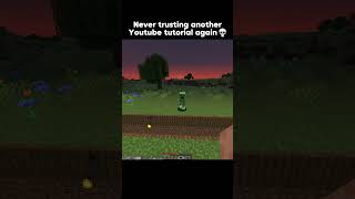 Never again 💀  minecraft minecraftshorts minecraftmemes [upl. by Abbe]