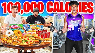 2HYPE Eats amp Burns 100000 Calories in 24 Hours Challenge [upl. by Shayna]