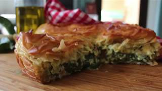 Ninas Spanakopita  Spinach Pie  Nina In The Kitchen [upl. by Mckee459]