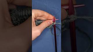 how to do stockinette stitch in knitting [upl. by Annyl691]