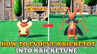 How To Evolve Kricketot Into Kricketune In Pokemon Scarlet and Violet [upl. by Akiv]