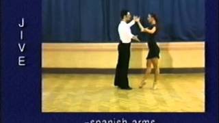 Jive dance steps 24 Spanish arm [upl. by Allsun]