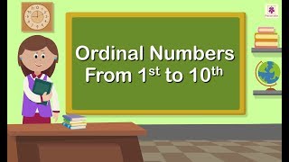 Ordinal Numbers  Mathematics Grade 1  Periwinkle [upl. by Acinemod]