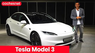 Tesla Model 3 2024  Prueba  Test  Review en español  cochesnet [upl. by Artinad352]