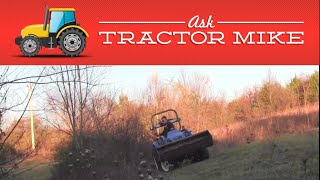 How Steep a Slope Can I Take My Tractor On Without Rolling it Over [upl. by Ferneau]