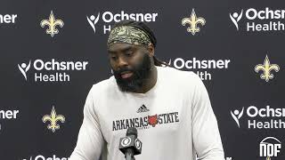 Demario Davis talks playing in Dennis Allens defense and more [upl. by Ille59]