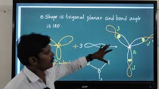 SP2 HYBRIDIZATION FORMATION OF BCl3 [upl. by Carilla]