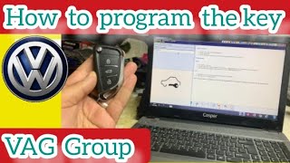 EASIEST WAY TO PROGRAMM A KEY VAG Group  VW [upl. by Aneles]