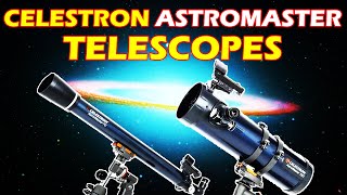 Celestron AstroMaster Series  70mm 90mm 102mm 114mm 130mm AZ amp EQ Beginner telescopes [upl. by Nahta761]