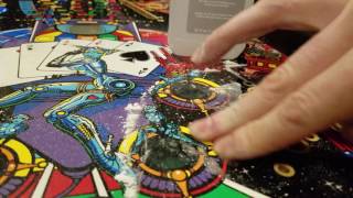 How to remove mylar adhesive from pinball playfield [upl. by Paxton]