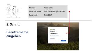MS Teams  Anmeldung mit Benutzerdaten  Erste Schritte [upl. by Sivat816]