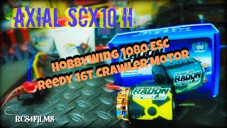 RC84Films SCX10 ii Motor amp ESC Upgrade [upl. by Ann-Marie]