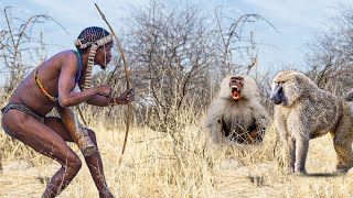 How The Hadzabe Tribe Catch Baboons FINALLY [upl. by Adnorehs673]