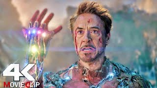 Avengers Vs Thanos  Final Battle In Hindi PART2  Avengers Endgame Final Fight Movie CLIP 4K [upl. by Manoff480]