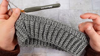 🌈GORRO A CROCHET PARA INVIERNO Paso a Paso [upl. by Alane]