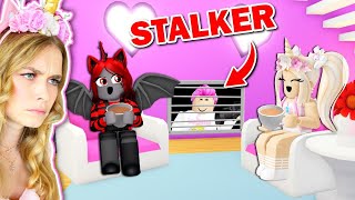 We CAUGHT Our STALKER Living UNDER My House In Adopt Me Roblox [upl. by Eybba]