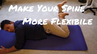 Feldenkrais Exercise Improve Spinal Mobility Prone Leg Tilt [upl. by Malvie]