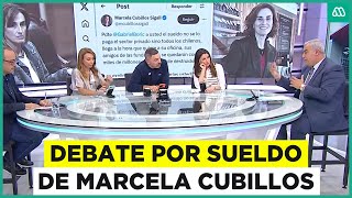 Debate por polémica de Marcela Cubillos y su sueldo en universidad [upl. by Derrej460]