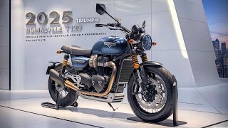 First Look 2025 Triumph Bonneville T120 Revealed [upl. by Lalage515]