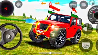 Dollar Song Modified 😈 Mahindra yellow Thar  Indian Car Simulator 3D  Car Game 3D ricefarm [upl. by Hoffman]