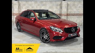 Mercedes E Class 2015 AMG Night Edition Premium [upl. by Yehus597]