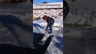 Techniques for Salvaging the Cut Ice Cubes in Water [upl. by Horatia]