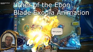 Hearthstone Uther of the Ebon Blade Horsemen Effect Animation [upl. by Buchbinder901]