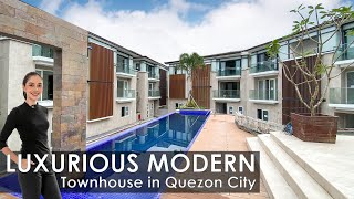 House Tour 178 • Touring a Luxurious New Manila Townhouse 🏡 thats Larger than most Houses [upl. by Heigl]