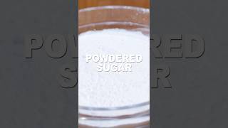 Homemade Powdered Sugar Recipe shorts [upl. by Onifled]