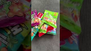 Cheap Sour Gummies I found in the store asmr satisfying asmrtriggers [upl. by Filiano]