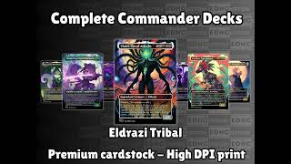 Commander Deck Selection fanmade chibi cute mtg anime [upl. by Mackler205]