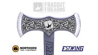 Estwing Double Axe Deep Metal Fiber Laser Engraving [upl. by Anatolio]