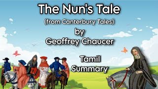 The Nuns Tale  Chaucer  Tamil Summary  Core I Poetry  MA English  MS University [upl. by Nunciata]