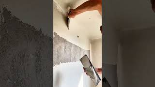 Painter Applying putty  Puttying for renovation putty 241011 [upl. by Euqor]