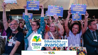 Conae 2024  Encerramento da conferência nacional [upl. by Mailliwnhoj]