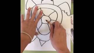 TEXTURE TURTLES art lesson 1st grade [upl. by Dragone]