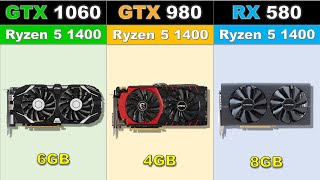 GTX 1060 vs GTX 980 vs RX 580 Latest Games 2019 Benchmarks 1080p [upl. by Tabshey]