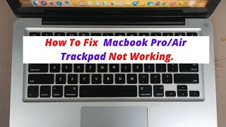 how to fix macbook trackpad not working [upl. by Barrus]