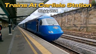 Trains At Carlisle Station 5th July 2024 [upl. by Anitsenre885]