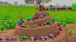 Mini tractor trolley videos  tractor jcb video  jcb videoJcb 5cxMrDevCreators [upl. by Gatias]