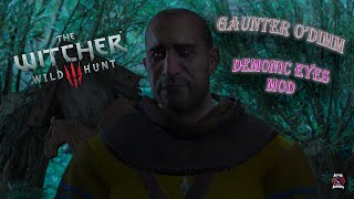 Gaunter ODimm Demonic Eyes Mod  Yantra dialogue on Olgierd  The Witcher 3 Hearts of Stone [upl. by Allemahs]